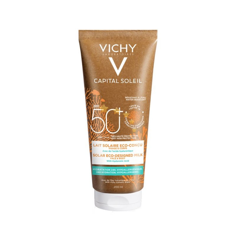 Vichy Linea Ideal Soleil SPF50+ Latte Solare Idratante Eco-Sostenibile 200 ml